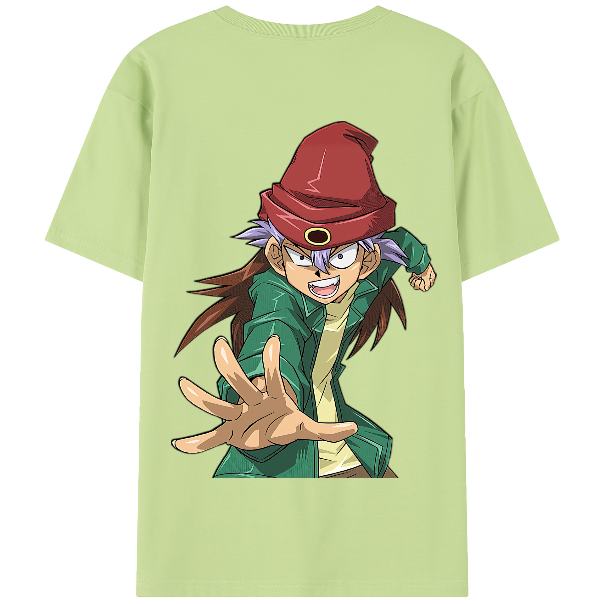 （画像用） 遊☆戯☆王 Yu-Gi-Oh! 綿100％半袖Tシャツ（背面プリント）